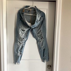 American Eagle size 20 distressed jeans